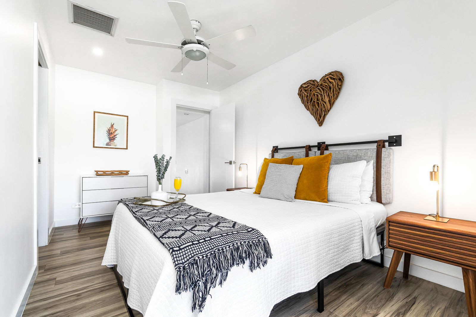 Bedroom in the morning light — Calypso Cove 6, Palm Bay Getaways, Grand Cayman