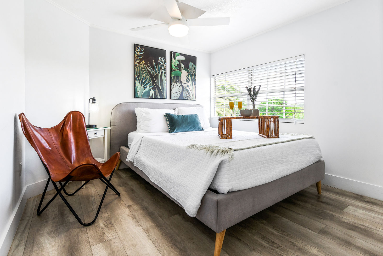 Reading corner by the window — Evans Close 1, Palm Bay Getaways, Grand Cayman
