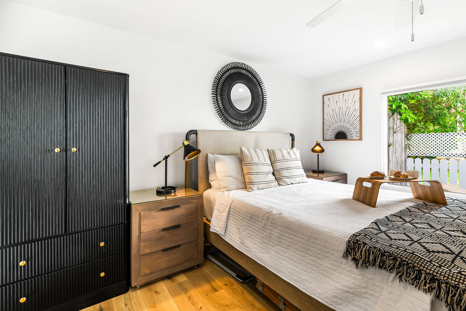 Bed and wardrobe — Evans Close 4, Palm Bay Getaways, Grand Cayman